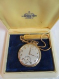 Beautiful 1948 Hamilton 17 Jewel 14K Gold Filled Presentation Pocket Watch (McKeighan, Flint MI)