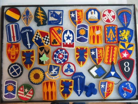 Lot of (40) United States Military Patches