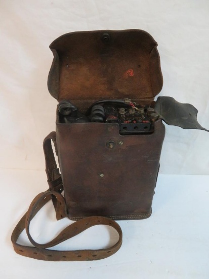 WWII U.S. Army Signal Corps Field Phone EE-8-A
