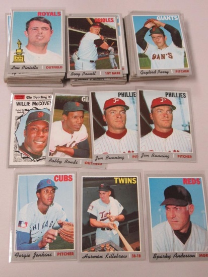 Lot (120+) 1970 Topps Baseball Cards