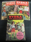 Nyoka The Jungle Girl Golden Age Fawcett Lot #47, 48, 72