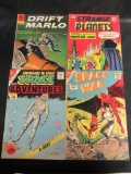 Lot (4) Early Silver Age Space/ Sci-Fi Themed Comics