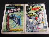 (2) Vintage 1974 Aurora Comic Scenes Comics Robin & Batman