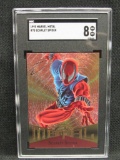 1995 Marvel Metal #75 Scarlet Spider SGC 8 NM/MT