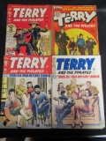 Terry and The Pirates Golden Age Harvey Lot #7, 18, 19, 24