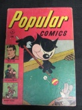 Popular Comics #124 (1946) Golden Age Dell/ Smilin Jack/ Felix