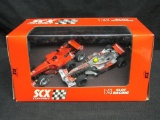 SCX 1:43 Slot Car 2-Pack McLaren & Ferrari F1 Cars
