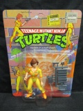 Vintage 1990 Teenage Mutant Ninja Turtles April O'Neil Sealed MOC