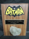 Original Rock from The Batcave Wall Plaque
