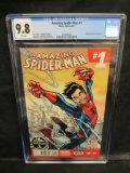 Amazing Spider-Man #1 (2014) Cindy Moon (Silk) Cameo CGC 9.8