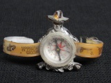 Antique Hopalong Cassidy Wrist Compass Premium