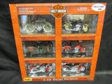 Maisto Harley Davidson Diecast 1:18 Motorcycle Box Set Collection #4