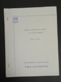 (Space Exploration) 1960's Yale Report