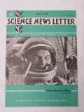 Science Newsletter (1962) Glenn Cover