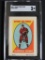 1970-71 Topps Sticker Stamp Gordie Howe SGC 3