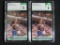 Lot (2) 1992-93 Fleer Ultra #328 Shaquille O'neal RC Rookie Cards CSG 9