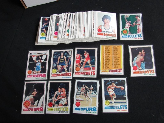 1977-78 Topps Basketball Near Set (Missing 3)