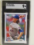 2014 Topps Update #US50 Jacob DeGrom RC Rookie SGC 9 MINT HOT