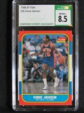 1986-87 Fleer Basketball #56 Vinnie Johnson CSG 8.5