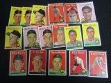 Lot (18) 1958 Topps Detroit Tigers incl. Kaline, Martin, Kuenn