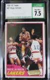 1981-82 Topps Basketball #21 Magic Johnson 2nd Year CSG 7.5