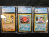 (3) Pokemon Neo Revelation (2001) 1st Editions All CGC 7.5 NM+