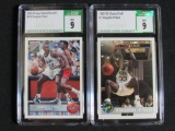 Lot (2) 1992-93 Shaquille O'neal RC Rookie Cards CSG 9 Classic & Upper Deck McDonald's