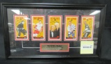 Outstanding Signed Gordie Howe Framed Upper Deck Vintage Display JSA Full Letter