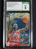 1994-95 Collector's Choice #402 Michael Jordan Gold Signature Paralell CSG 8