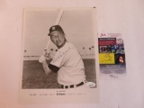 Vintage Al Kaline Signed Wilson Sporting Goods Promotional 8 x 10 Photo JSA COA
