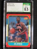 1986-87 Fleer Basketball #27 Joe Dumars RC Rookie Card CSG 8.5