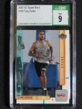 2001-02 Upper Deck Basketball #185 Tony Parker RC Rookie Card CSG 9