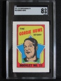 1971-72 Topps Hockey Booklets #23 Gordie Howe CSG 8