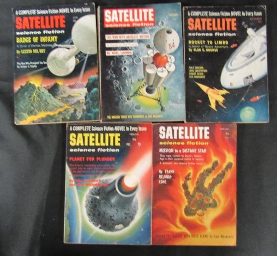 (5) Satellite Pulps 1957-58/Schomburg