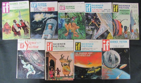 (9) IF Science-Fiction Pulps 1961-1964
