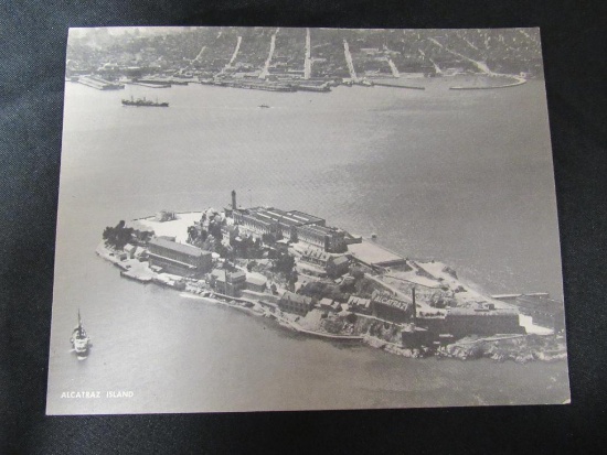 Alcatraz Vintage Oversized Postcard