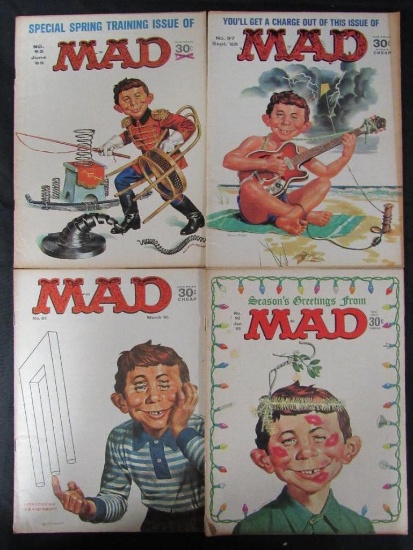 MAD Magazine Silver Age Lot of (4)