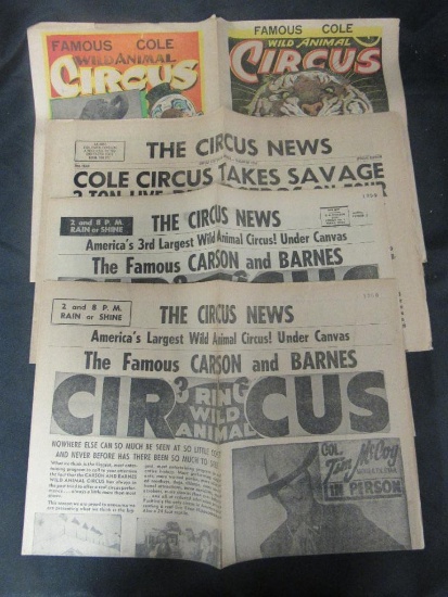 Cole Brothers Circus 1959 Promo Program