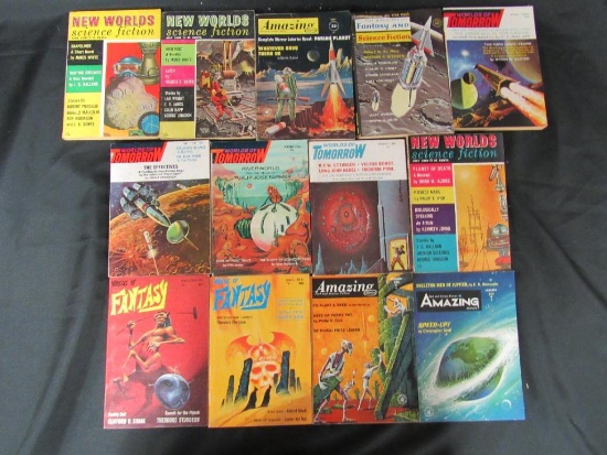 (13) Assorted Sci-Fi Pulps 1961-1971