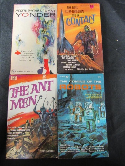 (4) 1960's Sci-Fi PBK Books/Classic Covers