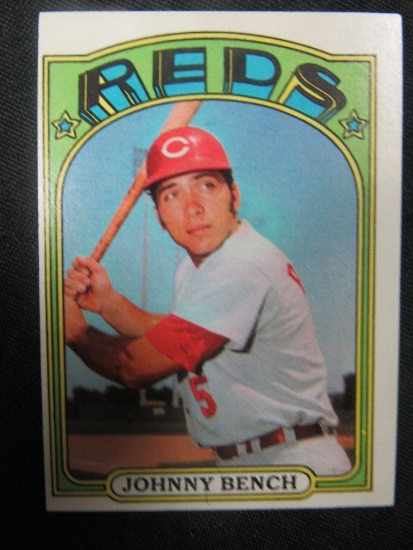 Johnny Bench 1972 Topps Baseball Card