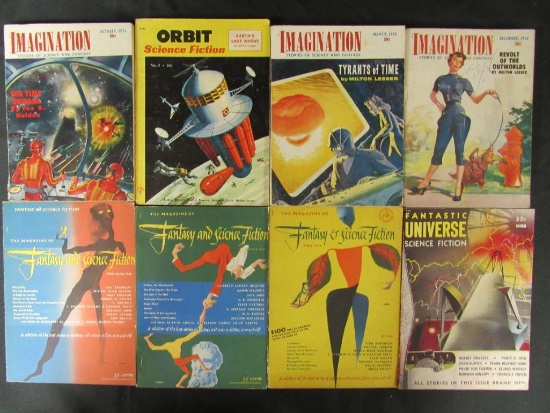 (8) Assorted Sci-Fi Pulps from 1950-1954