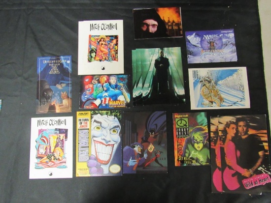 Group of Comic & Movie Promo Cards