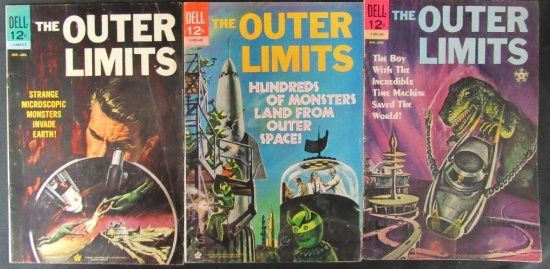 Outer Limits Lot of (3) Silver Age Issues