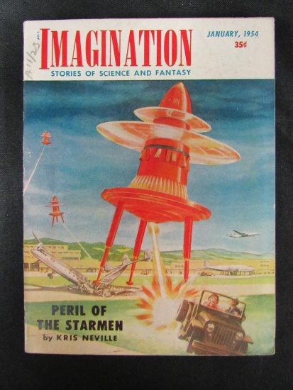 Imagination Pulp 1/1954 Martian Invasion