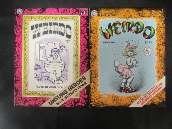 Weirdo Comics #'s 2 & 5/First Prints