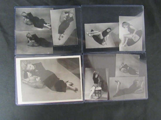 Group of (9) 1950's Pin-Up Photos