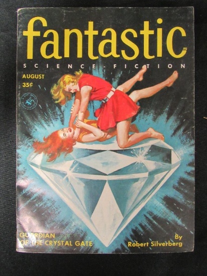 Fantastic Stories Pulp 8/1956 Catfight!