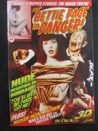 Bettie Page (2012) 3-D Photo-Comic #1