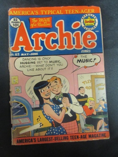 Archie Comics #62/1953/Scarce Golden Age